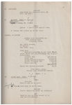 Moe Howard's 33pp. Script Dated February 1938 for The Three Stooges Film ''Healthy, Wealthy and Dumb'' -- With Numerous Annotations by Moe Including His Pencil Signatures -- Very Good Condition